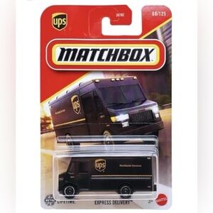 MATCHBOX UPS Express Delivery Truck Toy 1:64 Scale Metal Diecast 2025 Release